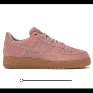 Pink Suede Air Force 1s
